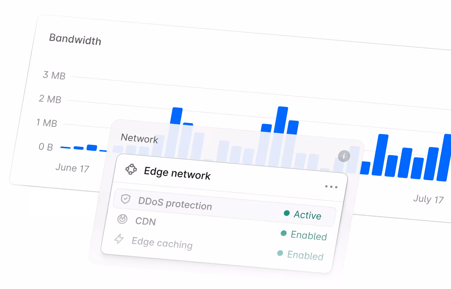 DDoS protection illustration
