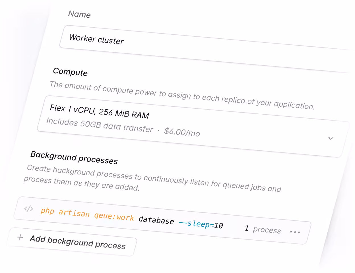 Worker clusters illustration